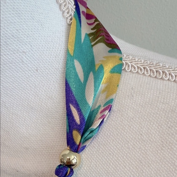 Gold and Multicolor Charm Necklace - Picture 4 of 7